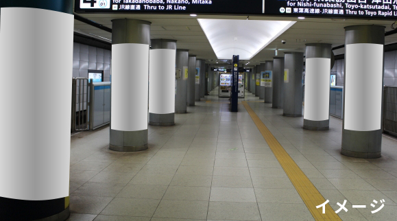 柱巻き広告イメージ