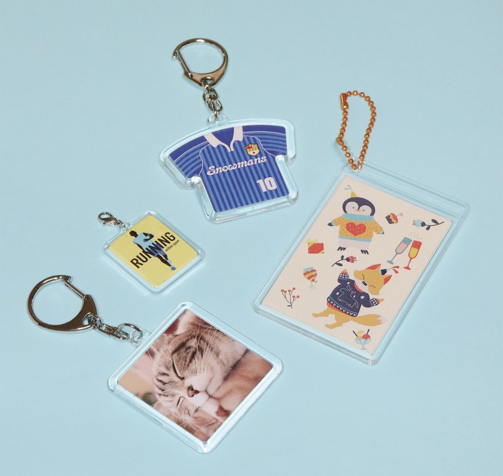 ハメパチキーホルダー実写4点