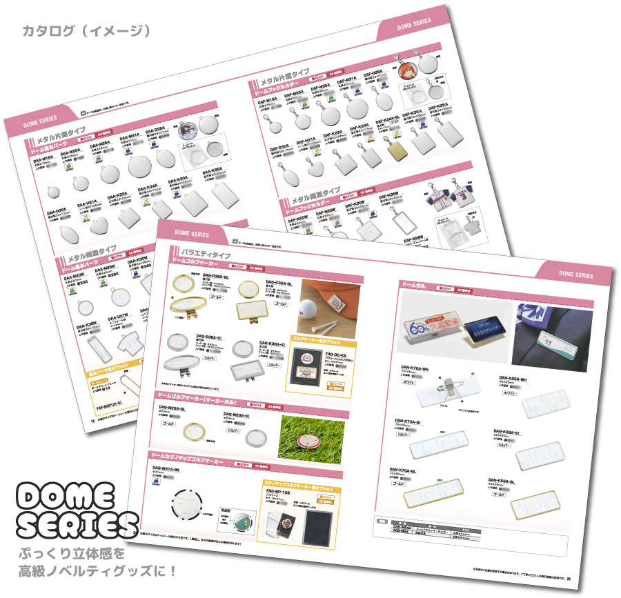 ドームシリーズのカタログ(イメージ)