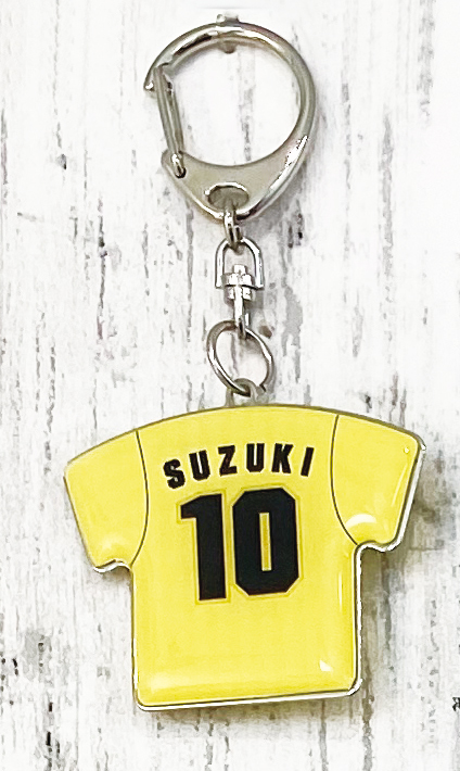 黄色いユニフォームのドームキーホルダー